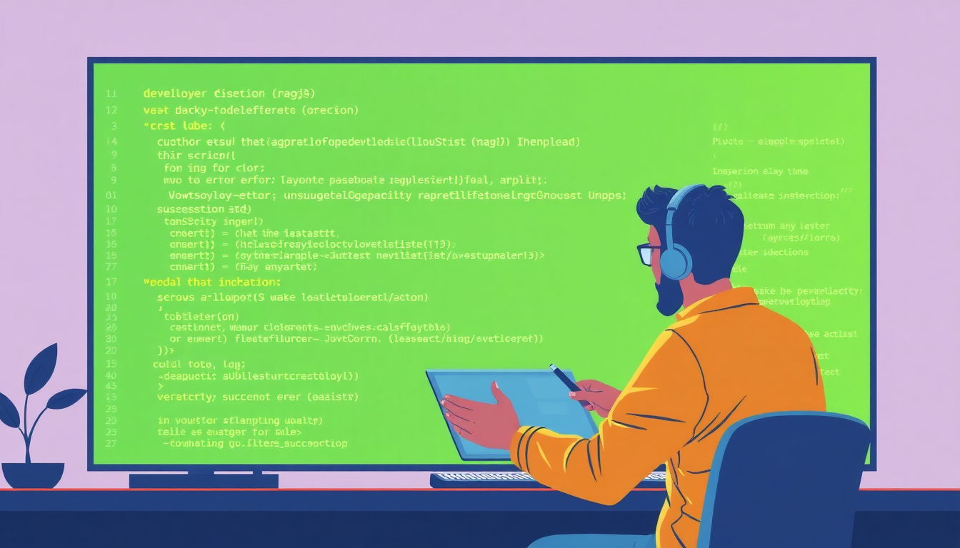TRAE AI가 실시간으로 오류 수정 코드를 제안하는 지능형 디버깅 장면
