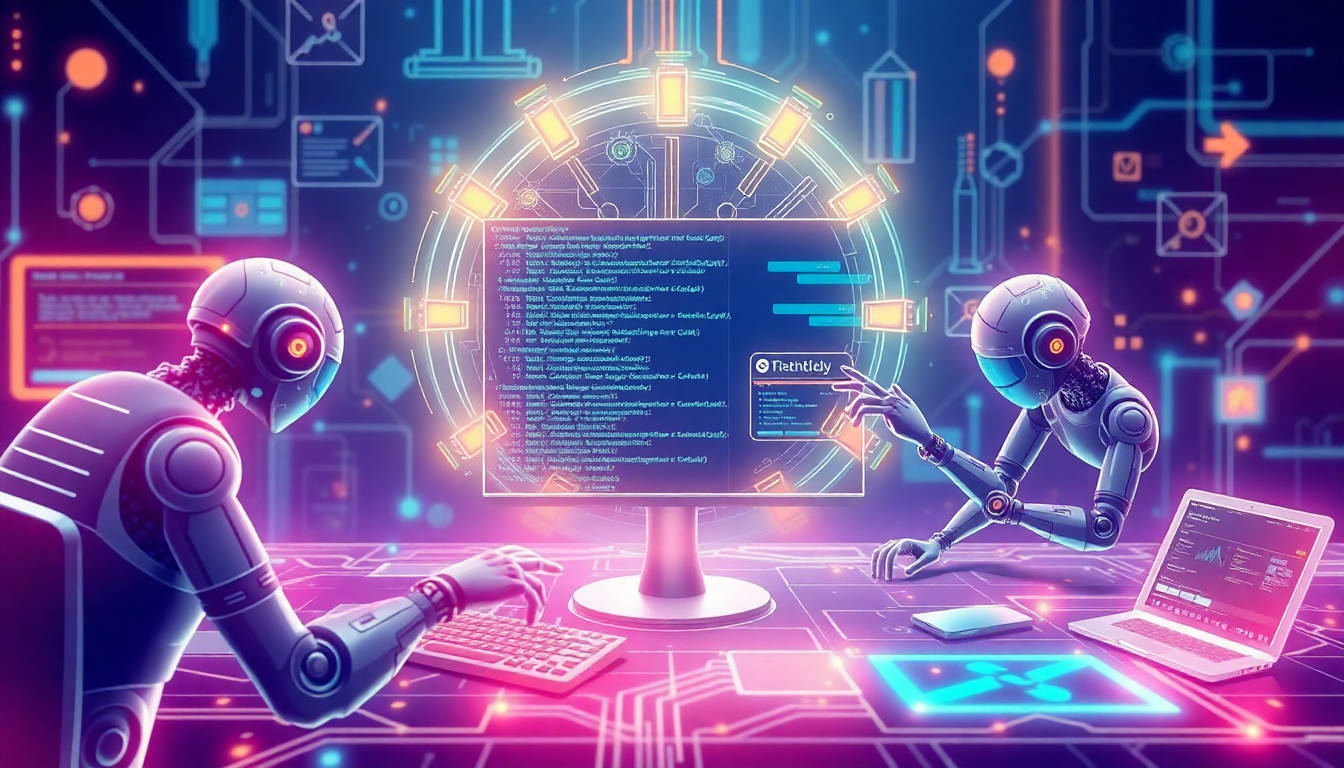 복잡한 작업을 자율적으로 분해하고 전문 에이전트에게 태스크를 위임하는 AI 시스템의 모습